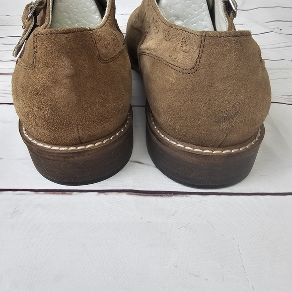 Verba Made In Italy Suede Skull Print Monk Shoes Size US9 - Picture 4 of 13